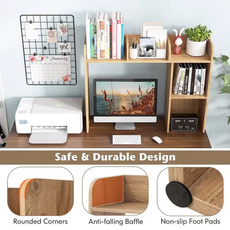 Étagère de bureau Organisateur de rangement de bureau Présentoir