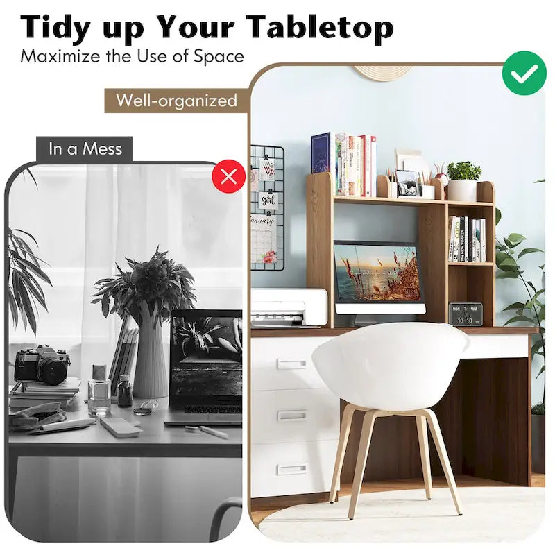 Étagère de bureau Organisateur de rangement de bureau Présentoir