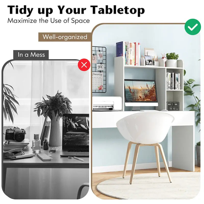 Étagère de bureau Organisateur de rangement de bureau Présentoir