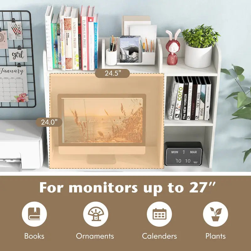 Étagère de bureau Organisateur de rangement de bureau Présentoir
