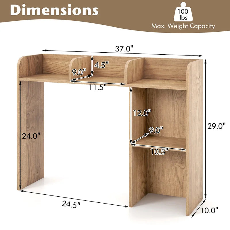 Étagère de bureau Organisateur de rangement de bureau Présentoir