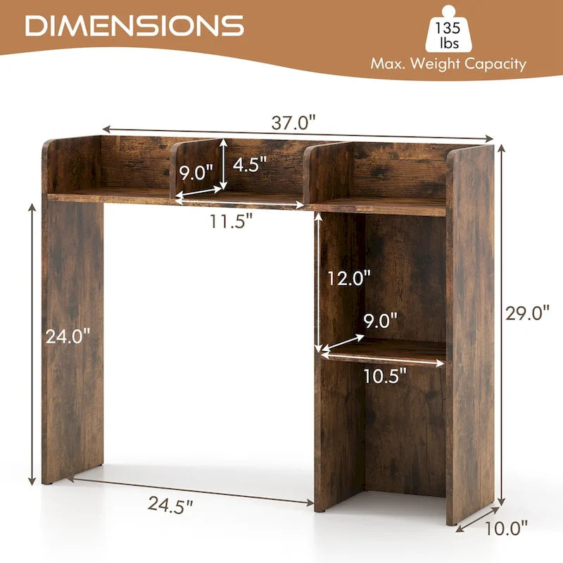 Étagère de bureau Organisateur de rangement de bureau Présentoir