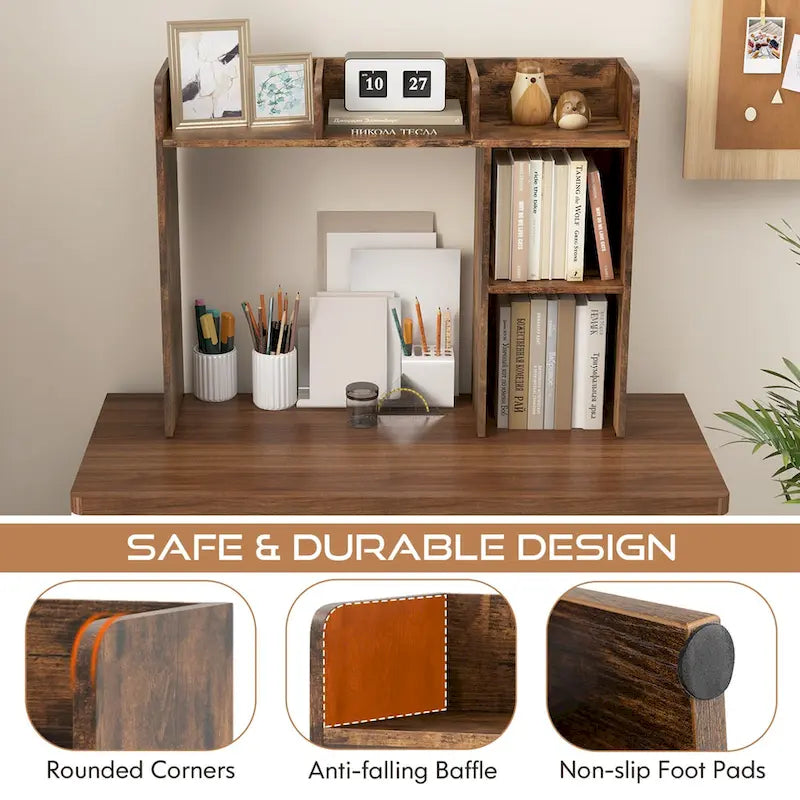 Étagère de bureau Organisateur de rangement de bureau Présentoir