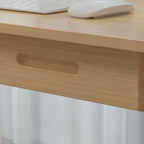 Bureau informatique en bois de 120 cm avec 2 tiroirs - 4 couleurs