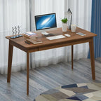 Bureau informatique en bois de 120 cm avec 2 tiroirs - 4 couleurs