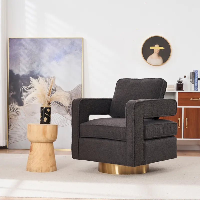 Fauteuil pivotant pour salon