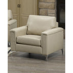Ensemble canapé et fauteuil en cuir pleine fleur de qualité supérieure