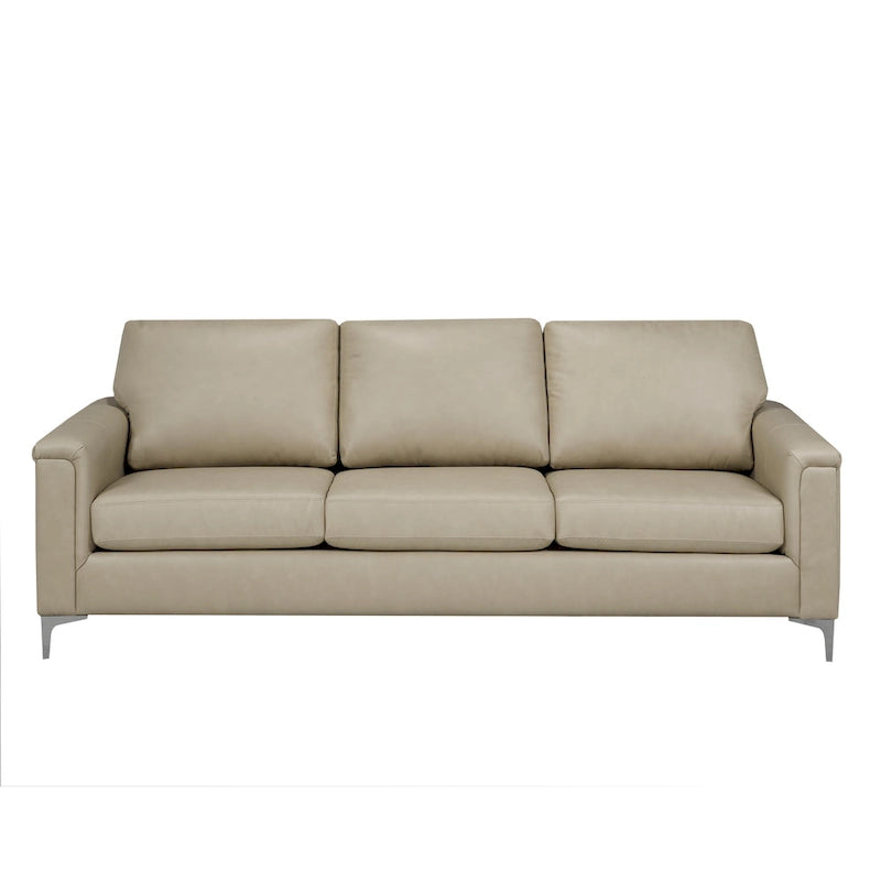 Ensemble canapé et fauteuil en cuir pleine fleur de qualité supérieure