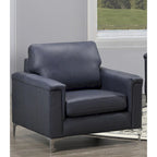 Ensemble canapé et fauteuil en cuir pleine fleur de qualité supérieure
