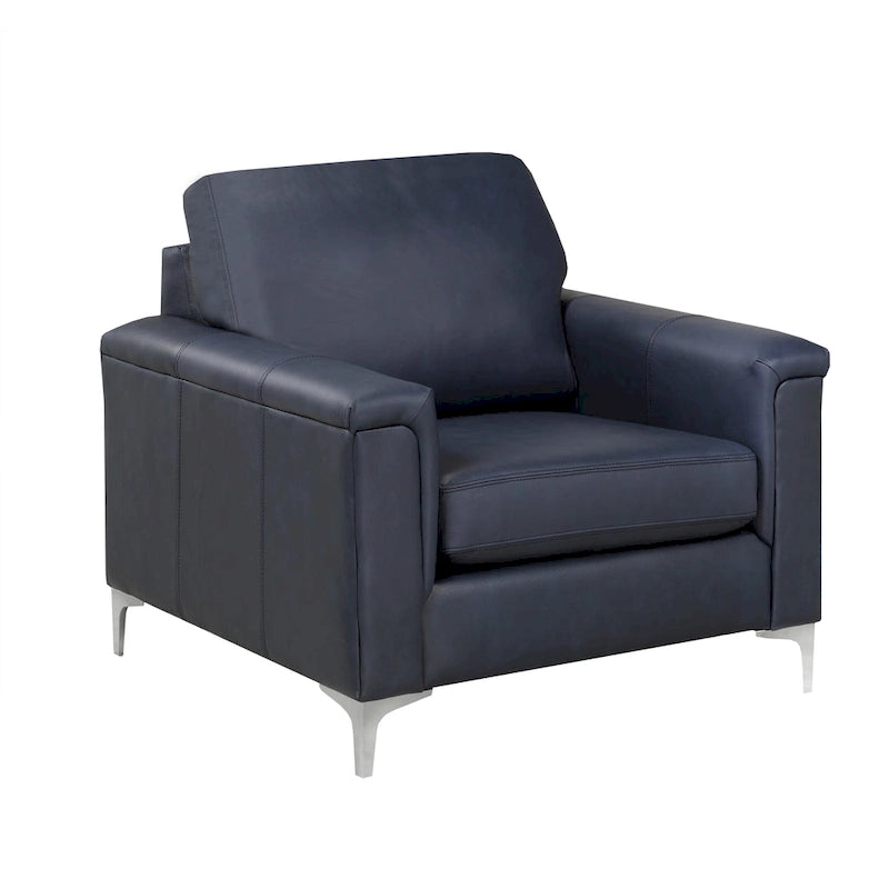 Ensemble canapé et fauteuil en cuir pleine fleur de qualité supérieure