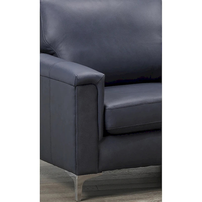 Ensemble canapé et fauteuil en cuir pleine fleur de qualité supérieure