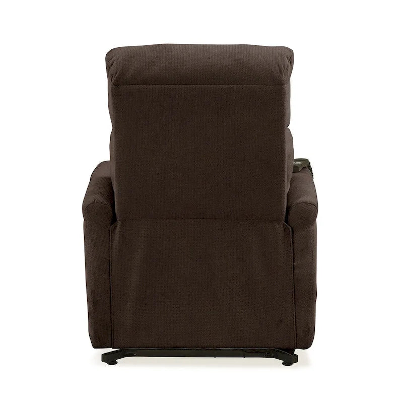 Fauteuil inclinable et releveur électrique en chenille marron