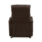 Fauteuil inclinable et releveur électrique en chenille marron