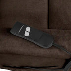 Fauteuil inclinable et releveur électrique en chenille marron