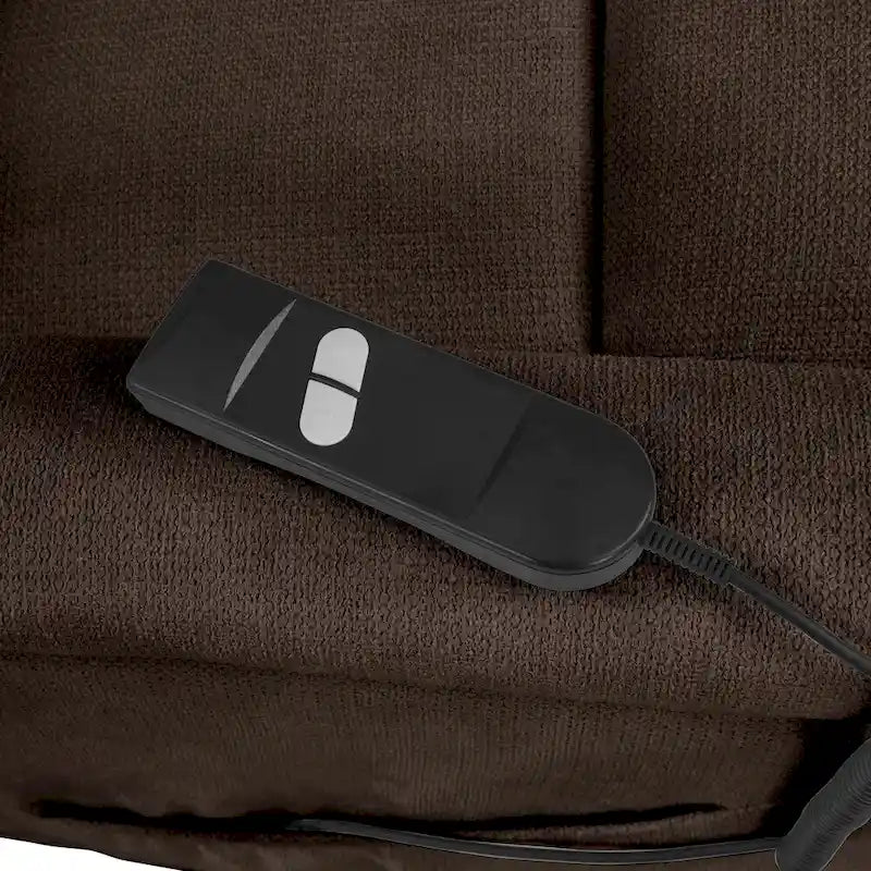 Fauteuil inclinable et releveur électrique en chenille marron