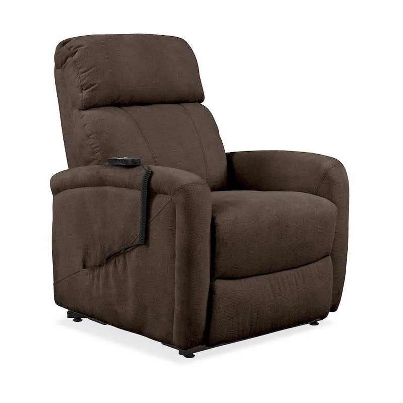 Fauteuil inclinable et releveur électrique en chenille marron