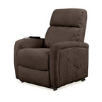 Fauteuil inclinable et releveur électrique en chenille marron