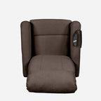 Fauteuil inclinable et releveur électrique en chenille marron