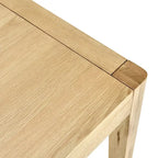 Table de salle à manger 72 po marron naturel - 72 larg. x 38 prof. x 30 haut.