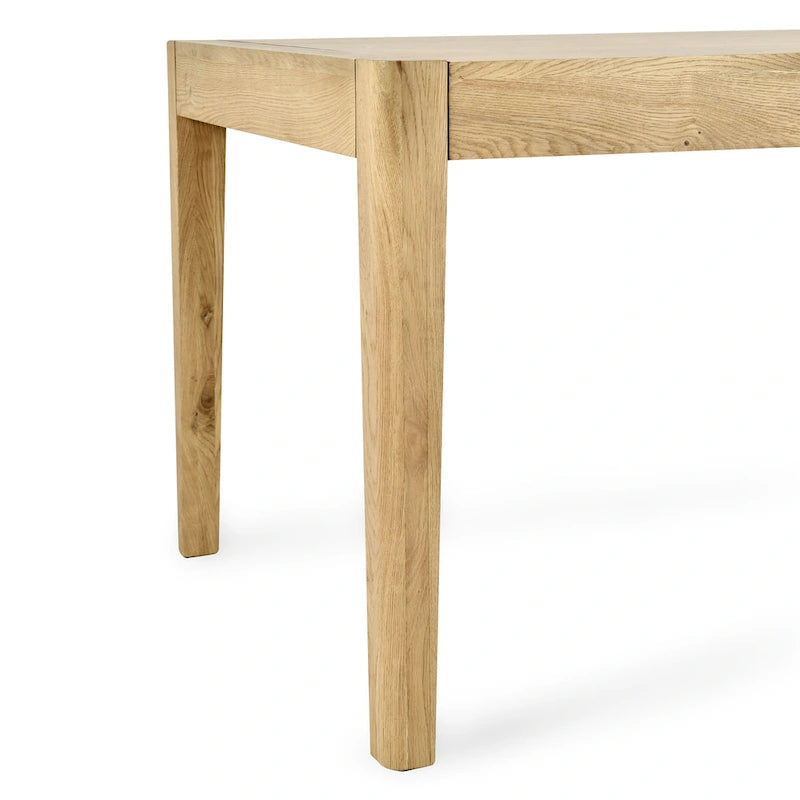 Table de salle à manger 72 po marron naturel - 72 larg. x 38 prof. x 30 haut.