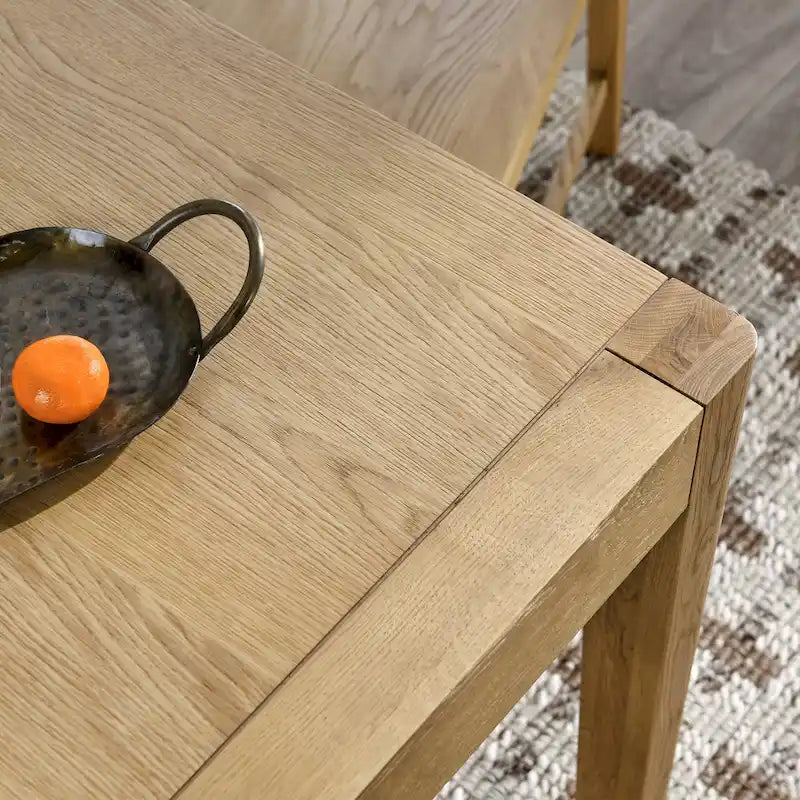 Table de salle à manger 72 po marron naturel - 72 larg. x 38 prof. x 30 haut.
