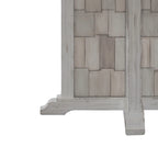 Ensemble de table à piédestal blanche 5 pièces