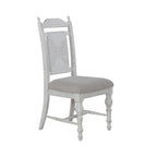 Ensemble de table à piédestal blanche 5 pièces