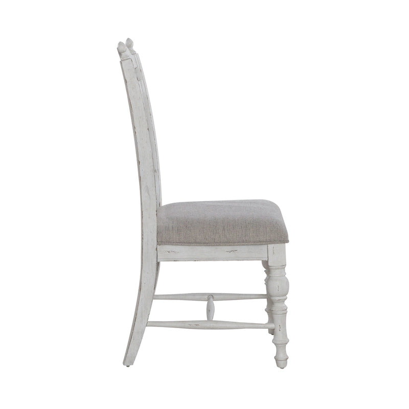 Ensemble de table à piédestal blanche 5 pièces