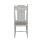 Ensemble de table à piédestal blanche 5 pièces