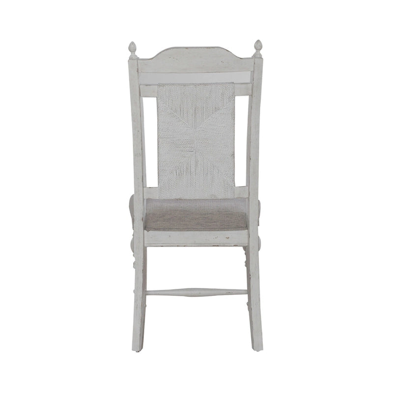 Ensemble de table à piédestal blanche 5 pièces