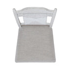 Ensemble de table à piédestal blanche 5 pièces