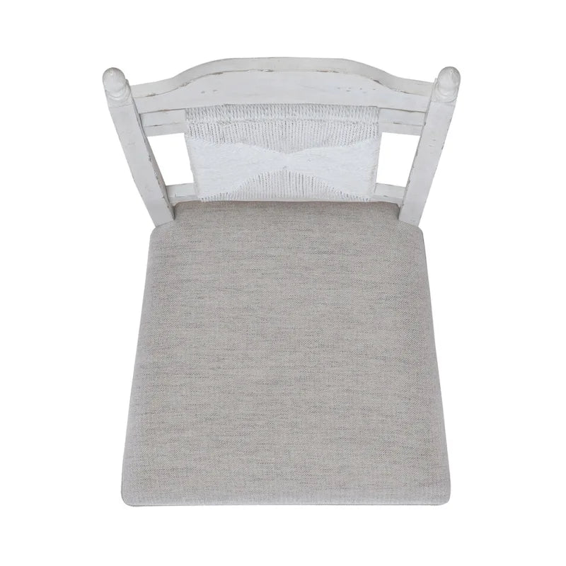 Ensemble de table à piédestal blanche 5 pièces