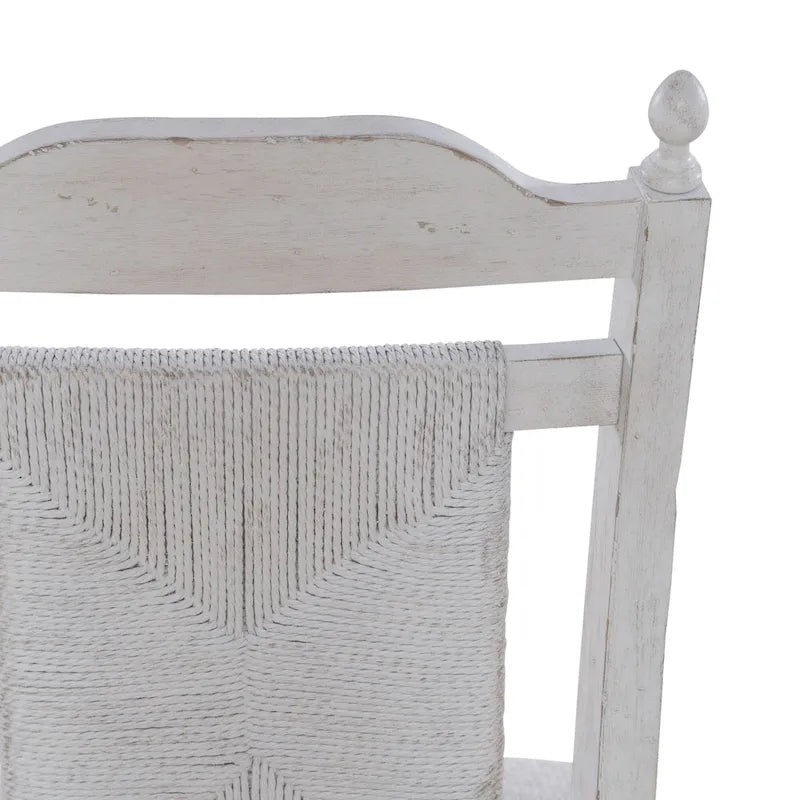 Ensemble de table à piédestal blanche 5 pièces