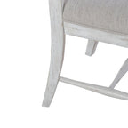 Ensemble de table à piédestal blanche 5 pièces