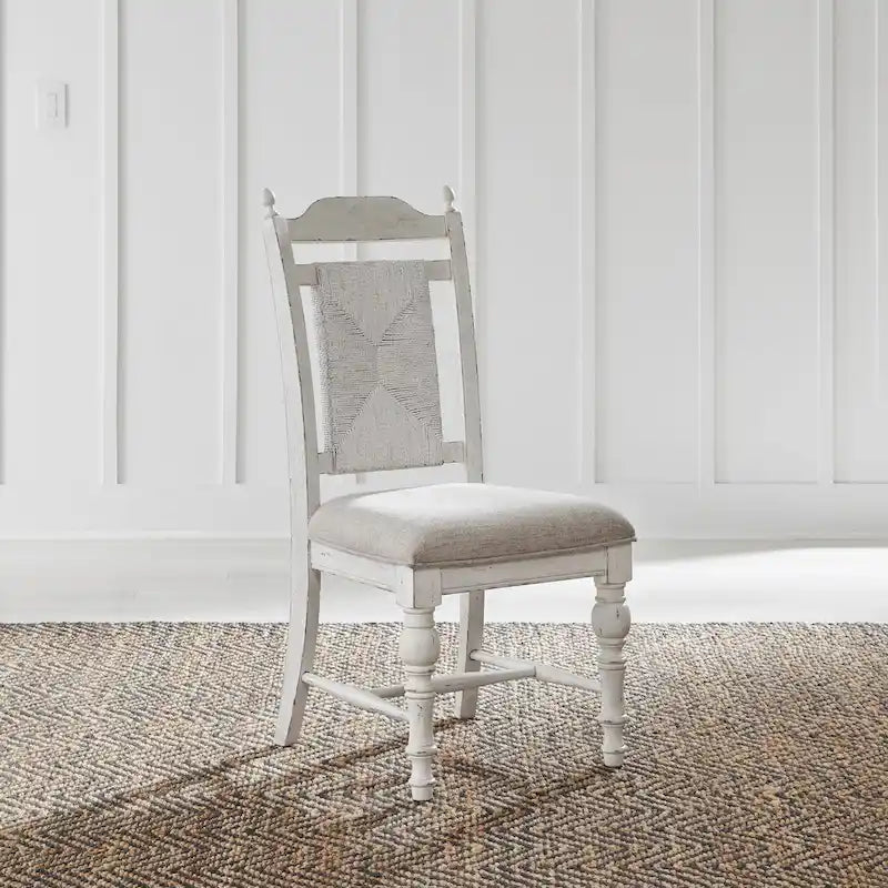 Ensemble de table à piédestal blanche 5 pièces