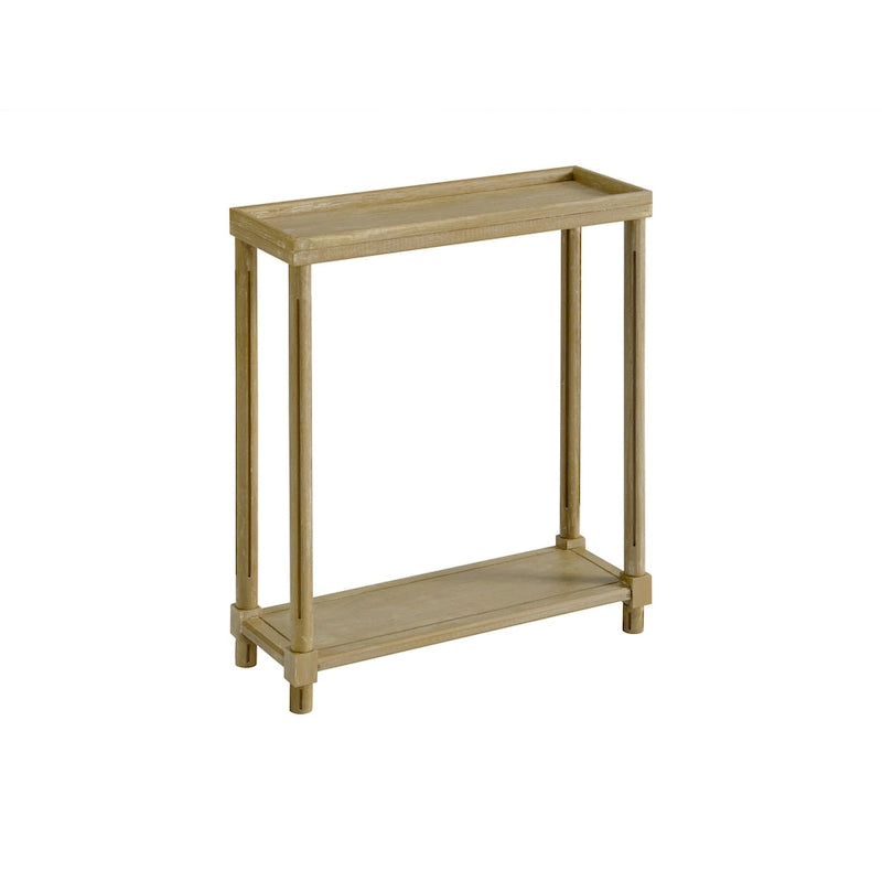 Tables d'appoint étroites, lot de 2, chêne vieilli