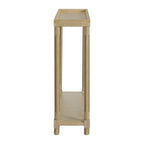 Tables d'appoint étroites, lot de 2, chêne vieilli