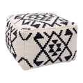Ottoman beige et noir