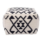 Ottoman beige et noir