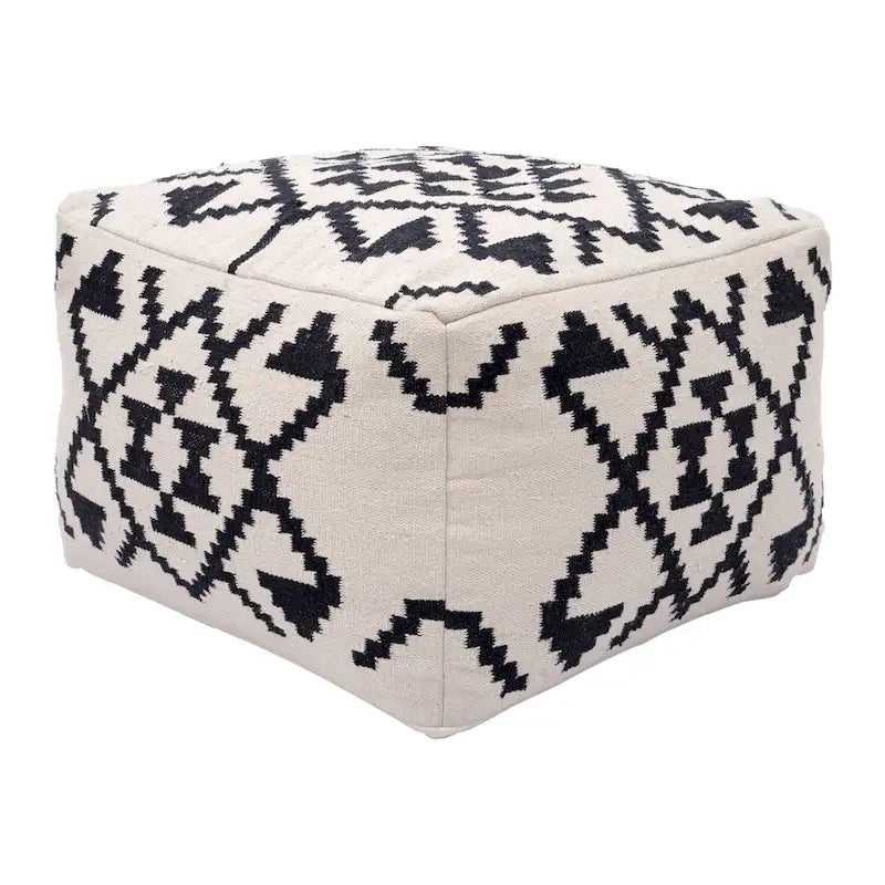 Ottoman beige et noir