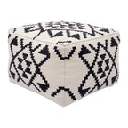 Ottoman beige et noir