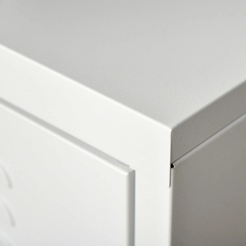 Table d'appoint industrielle, table basse avec porte de style casier et étagère réglable - 40x40x50 cm