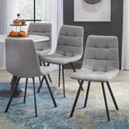 Chaises de salle à manger capitonnées (lot de 4)