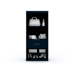 Armoire d'angle moderne 3 portes 4 tiroirs