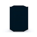 Armoire d'angle moderne 3 portes 4 tiroirs