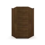 Armoire d'angle moderne 3 portes 4 tiroirs