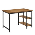 Bureau industriel en métal et bois
