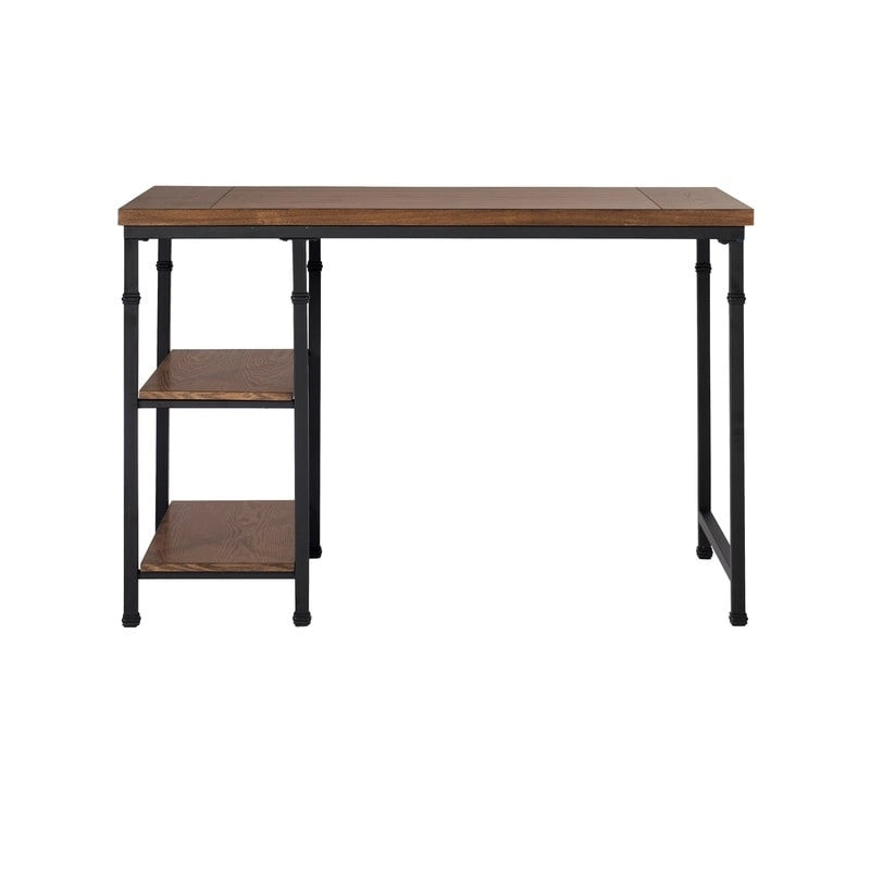Bureau industriel en métal et bois