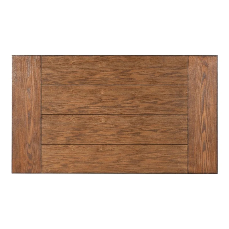 Bureau industriel en métal et bois