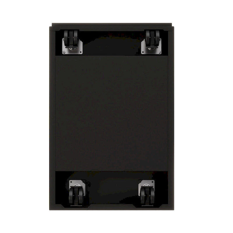 Caisson de classement mobile à deux tiroirs en acier, profondeur 50 cm, avec serrure